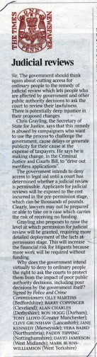 The Times, Judicial Review